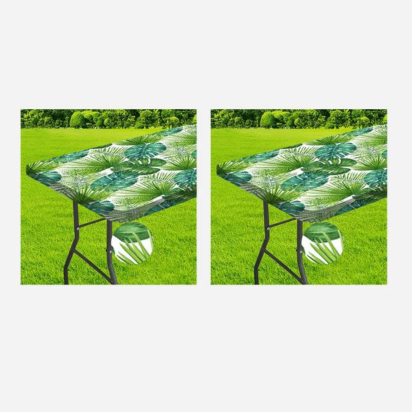 En vaskbar utendørsduk med elastiske kanter - slitesterk polyesterduk, egnet for camping, piknik, hagefester - sterke farger, egnet for innendørs/utendørs bruk, maskinvaskbar, utendørsduk | Vivid Design