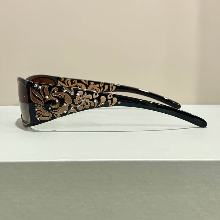 Apaircircle Punk-Inspired Fashion Fashion Glasses with Anti-Glare PC Lens, Durable Metal Hinge & Thick Frame - - MHMote