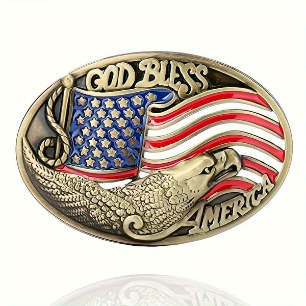 Western Cowboy Simple Eagle Vill Simple Fashion Belt Buckle