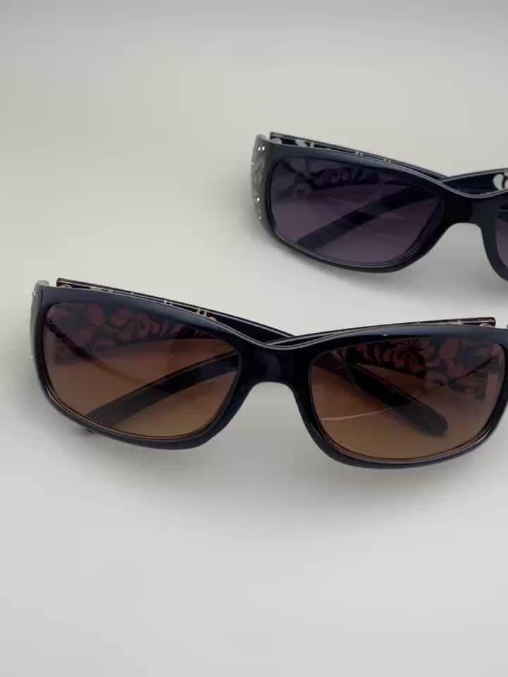 Apaircircle Punk-Inspired Fashion Fashion Glasses with Anti-Glare PC Lens, Durable Metal Hinge & Thick Frame - - MHMote