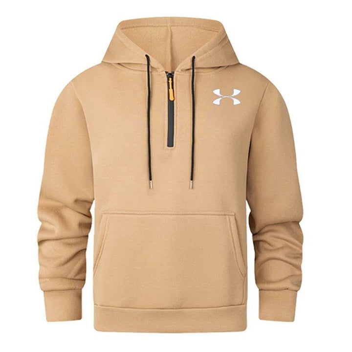 2025 Men's hoodie sweatshirt casual sports pullover Harajuku long-sleeved zipper hoodie pocket loose coat sweatshirt - MHMote