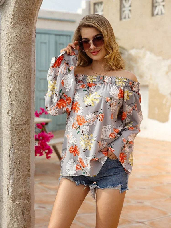 2025 Spring/Summer Explosion Women's One Shoulder Wrap Irregular Printed Patterns Best Choice in Spring/Summer - MHMote