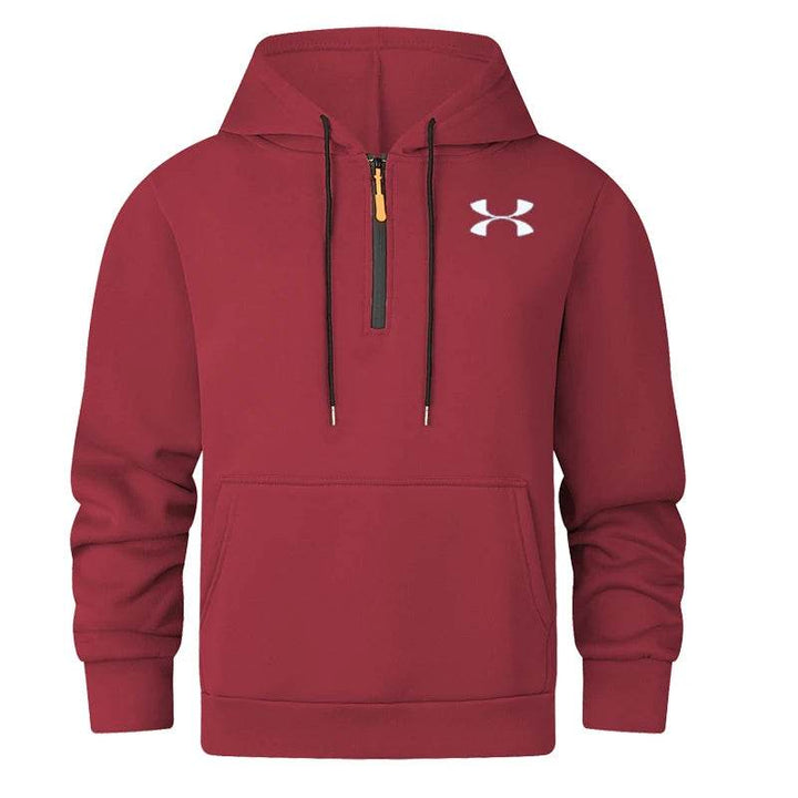 2025 Men's hoodie sweatshirt casual sports pullover Harajuku long-sleeved zipper hoodie pocket loose coat sweatshirt - MHMote