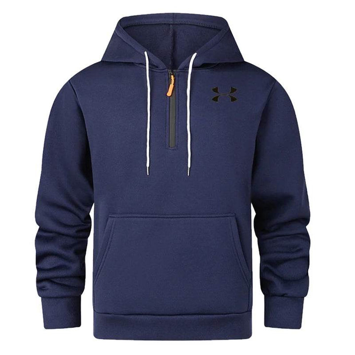 2025 Men's hoodie sweatshirt casual sports pullover Harajuku long-sleeved zipper hoodie pocket loose coat sweatshirt - MHMote
