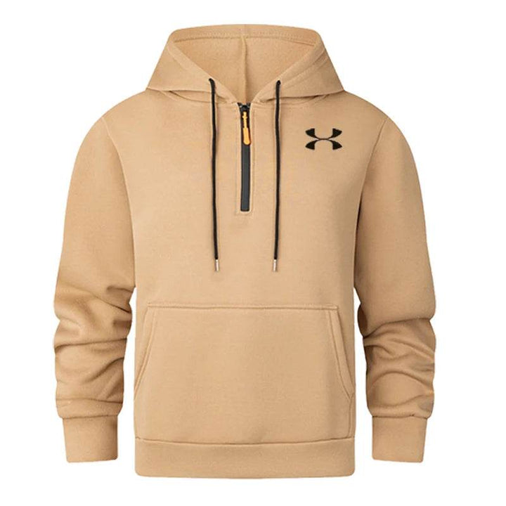 2025 Men's hoodie sweatshirt casual sports pullover Harajuku long-sleeved zipper hoodie pocket loose coat sweatshirt - MHMote