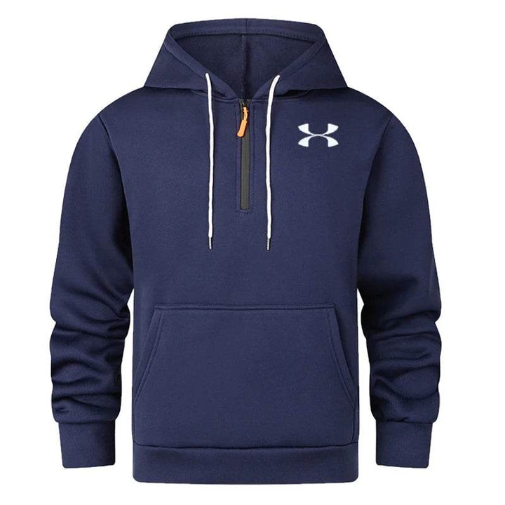 2025 Men's hoodie sweatshirt casual sports pullover Harajuku long-sleeved zipper hoodie pocket loose coat sweatshirt - MHMote