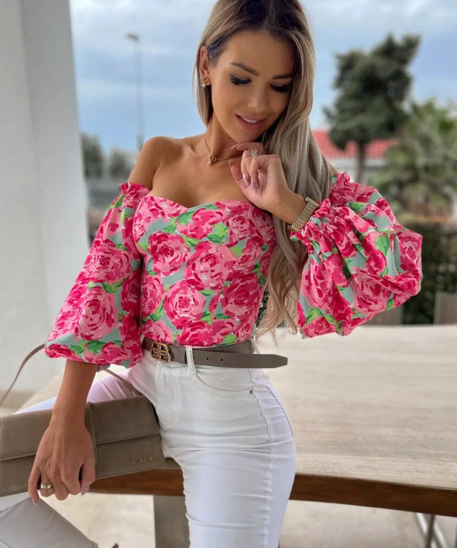 Women Elegant Solid Chiffon Blouse Spring Summer Casual Long Sleeve V Neck Loose Shirt Office Lady Tunics Oversized Tops 2023