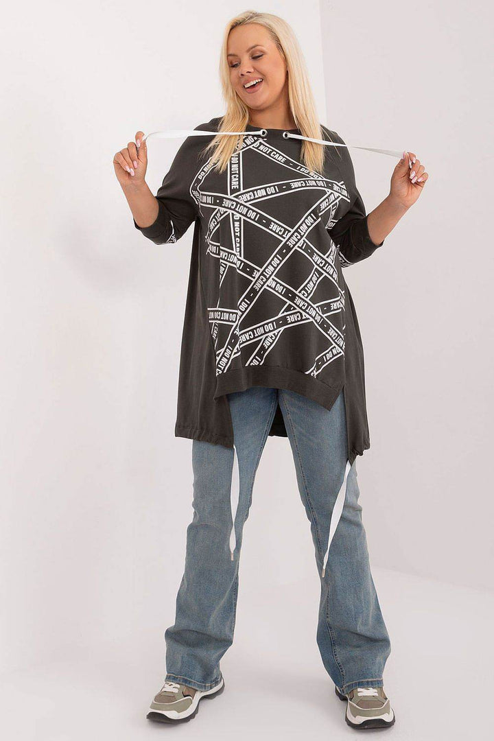 Plus size blouse model 201839 - MHMote