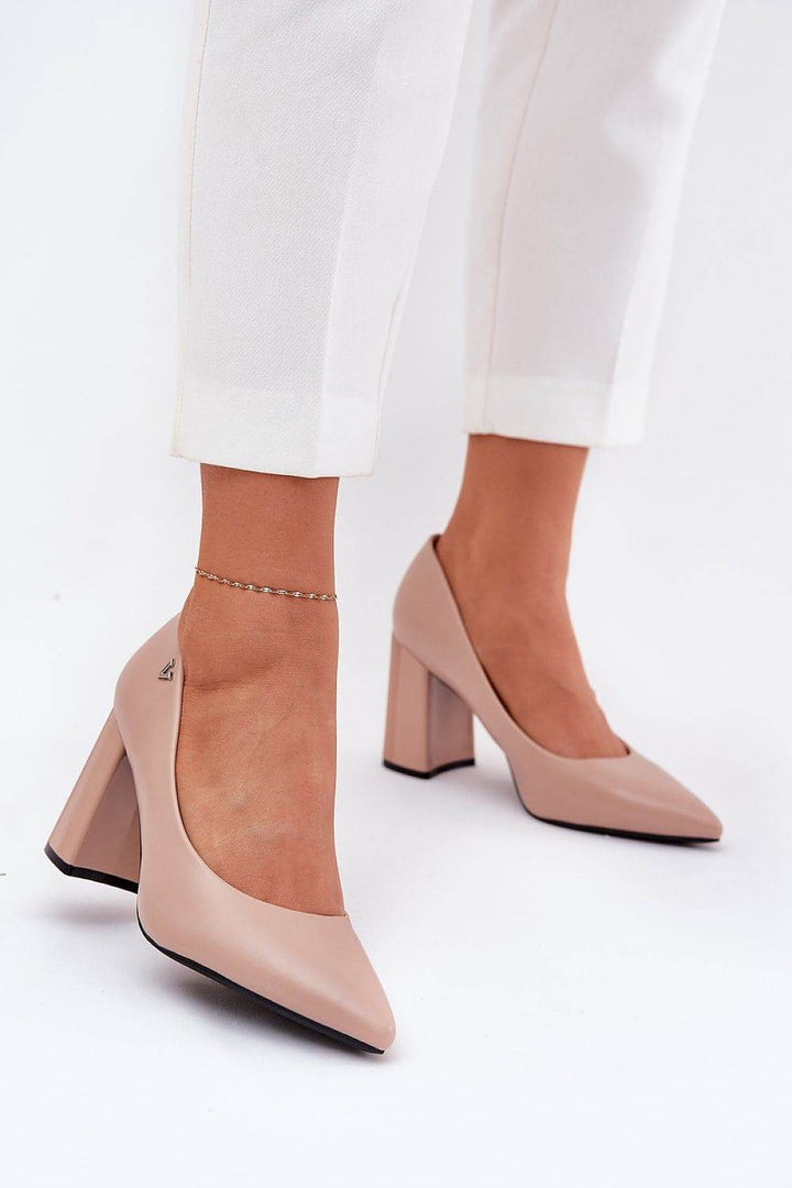 Block heel pumps model 209781 - MHMote