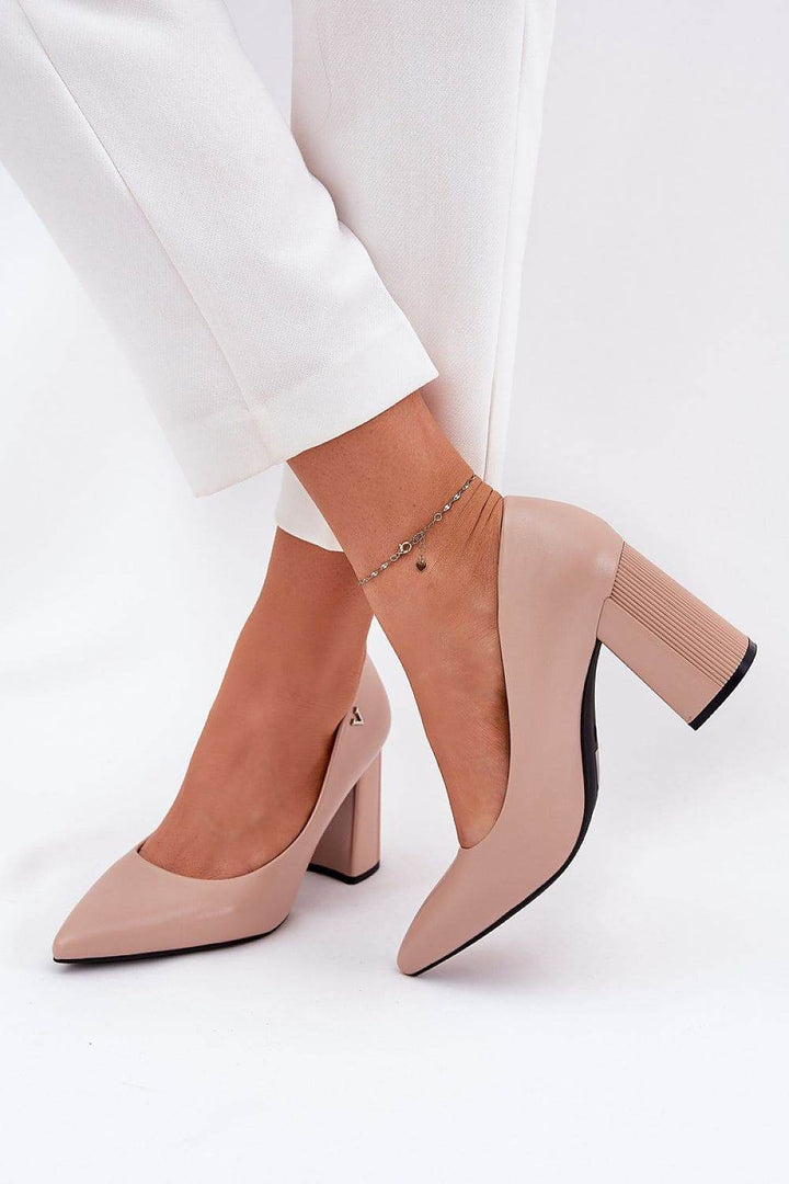 Block heel pumps model 209781 - MHMote