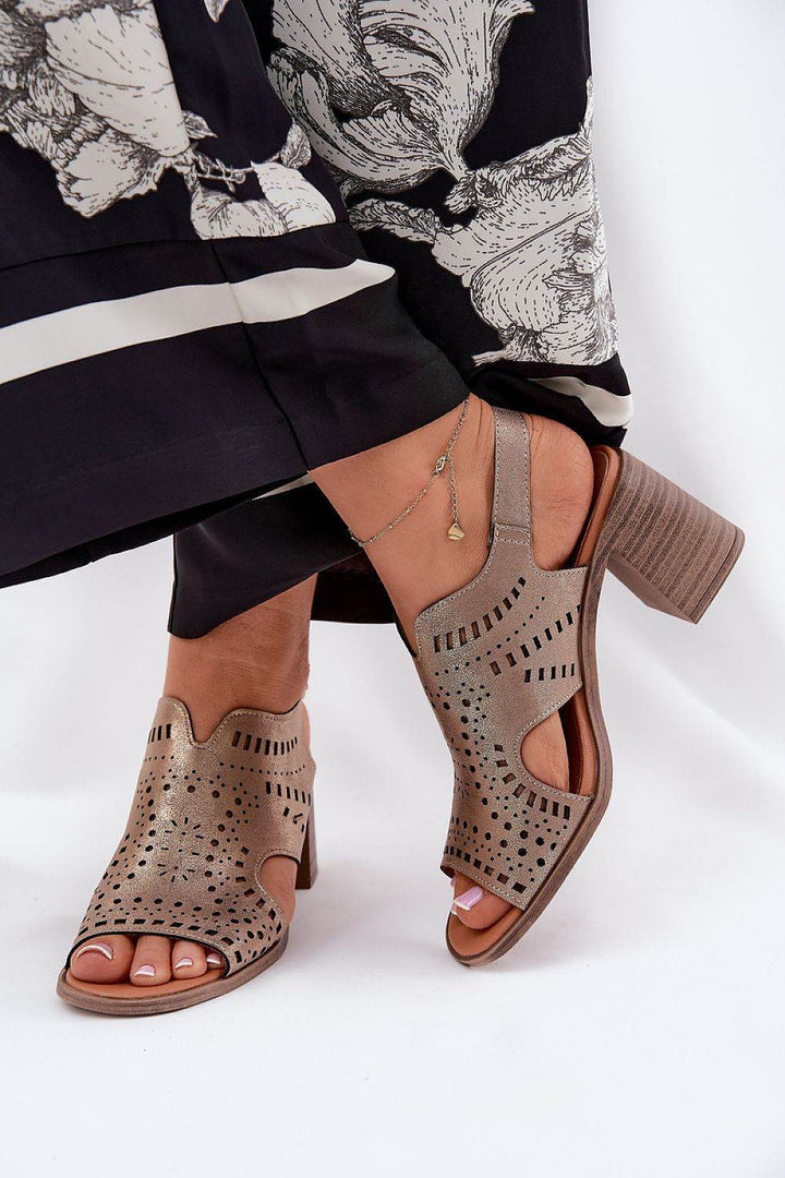 Heel sandals model 211363 - MHMote
